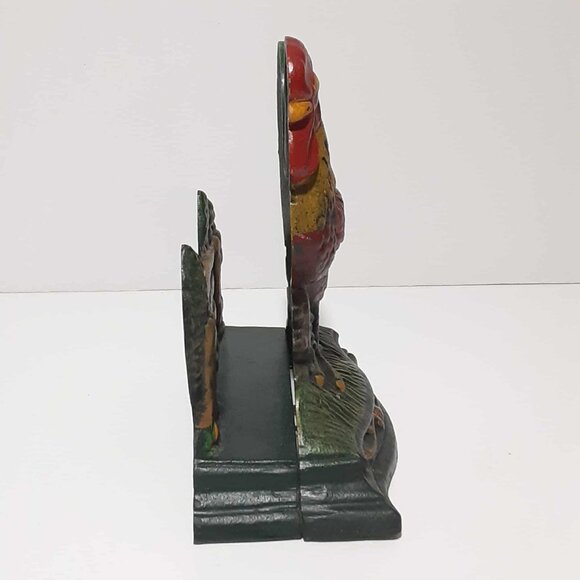 Rooster Napkin / Mail Holder ~ Cast Iron ~ Country Farmhouse Kitchen - Picture 4 of 9